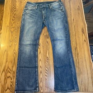 Silver maurices  slim boot blue jeans. Never worn.